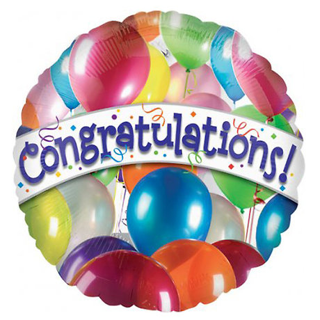 Congratulations Mylar Balloon