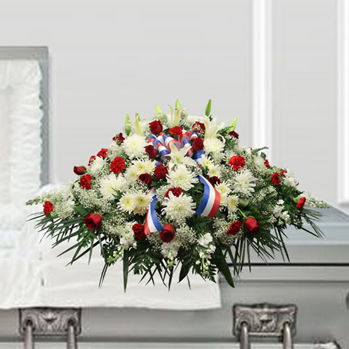 Patriotic Casket