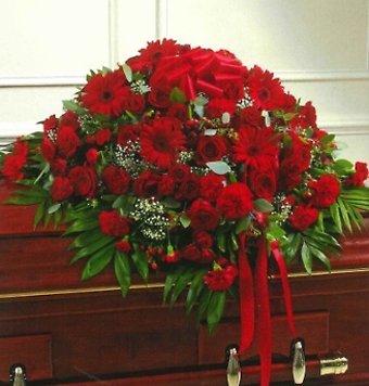 Carnation Casket Spray