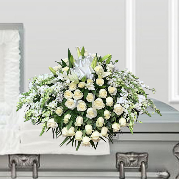 Heavenly Lily Casket