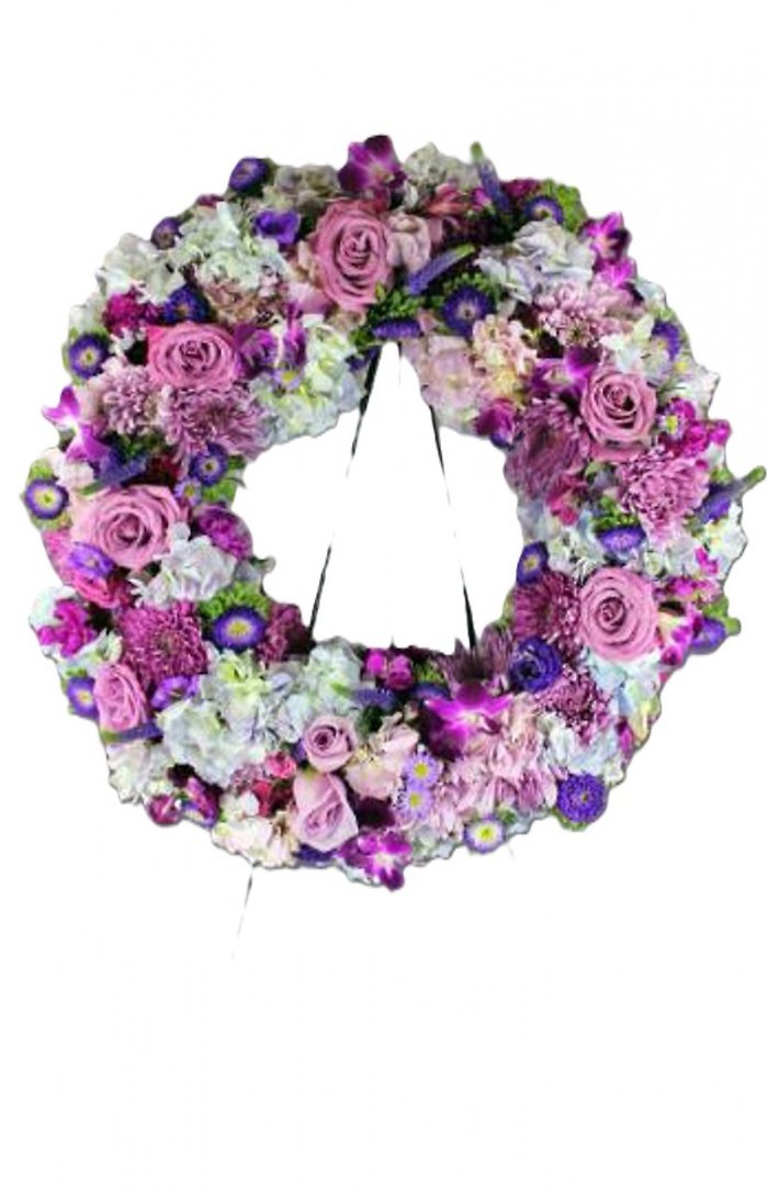 Purple Passion Wreath