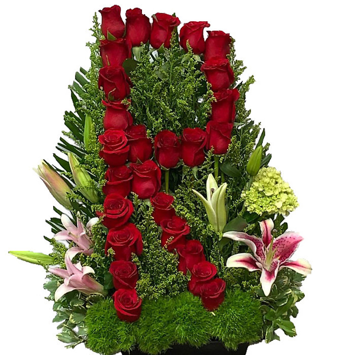 Letter R In Roses