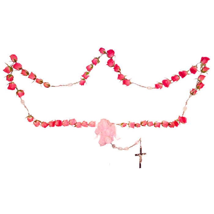 Large Pink Rosary