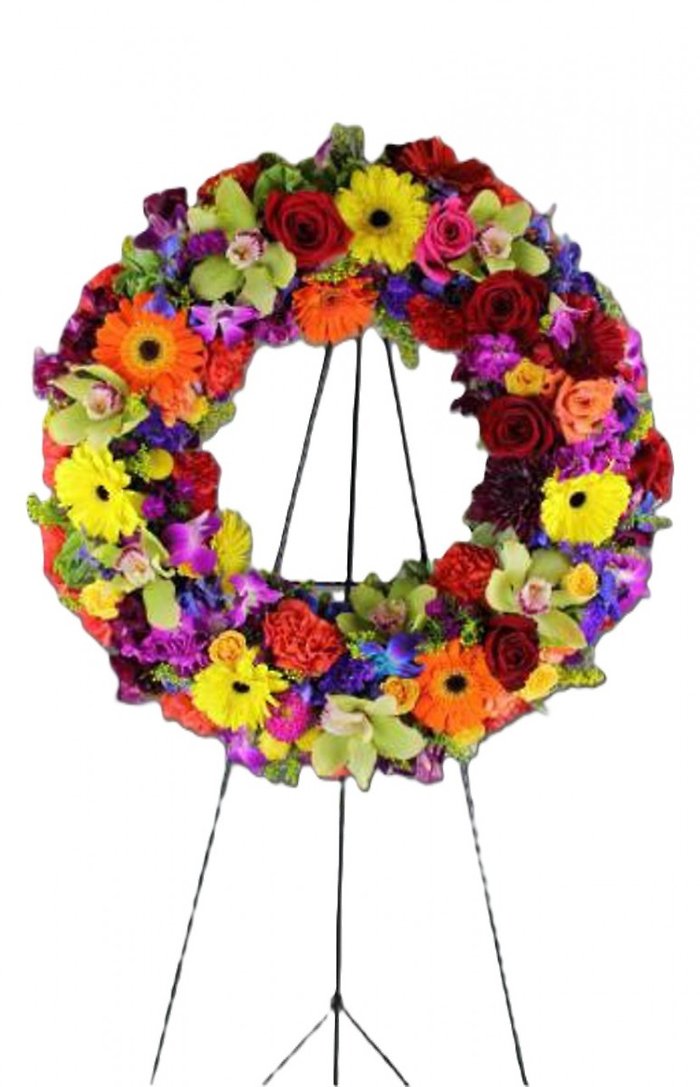 Vibrant Colors Wreath
