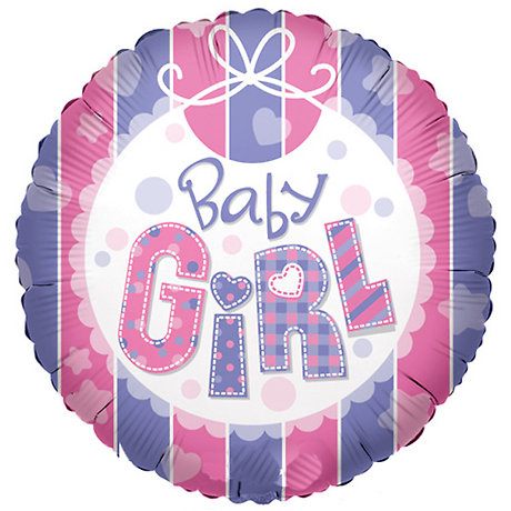 Baby Girl Mylar Balloon