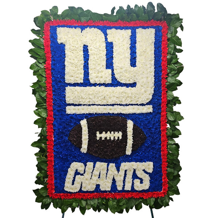 NY Giants With Football