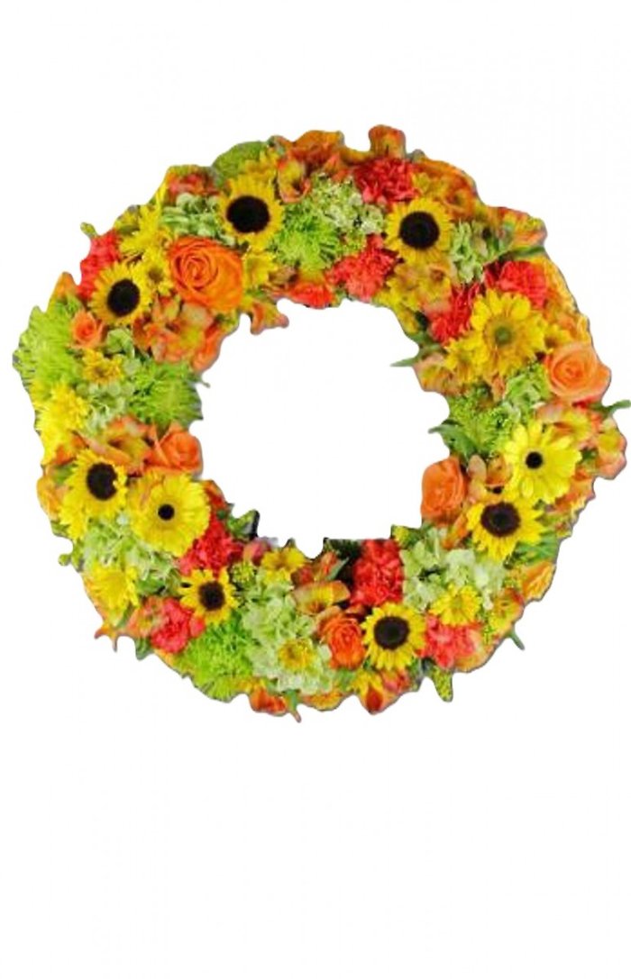 Sunny Colors Wreath